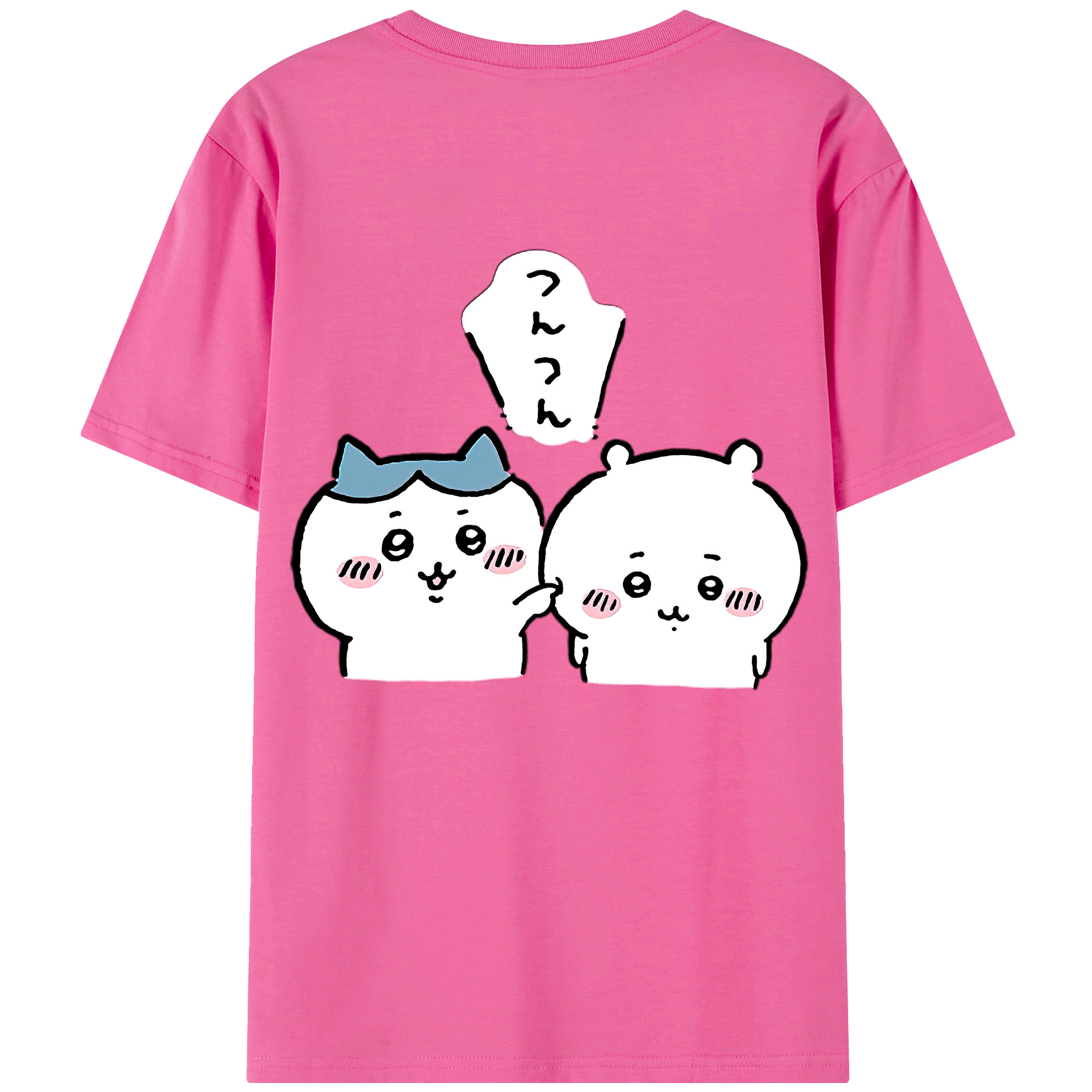 （画像用） ちいかわ ちいかわ Chii-kawa chiikawa レディース半袖Tシャツ(バックプリント)